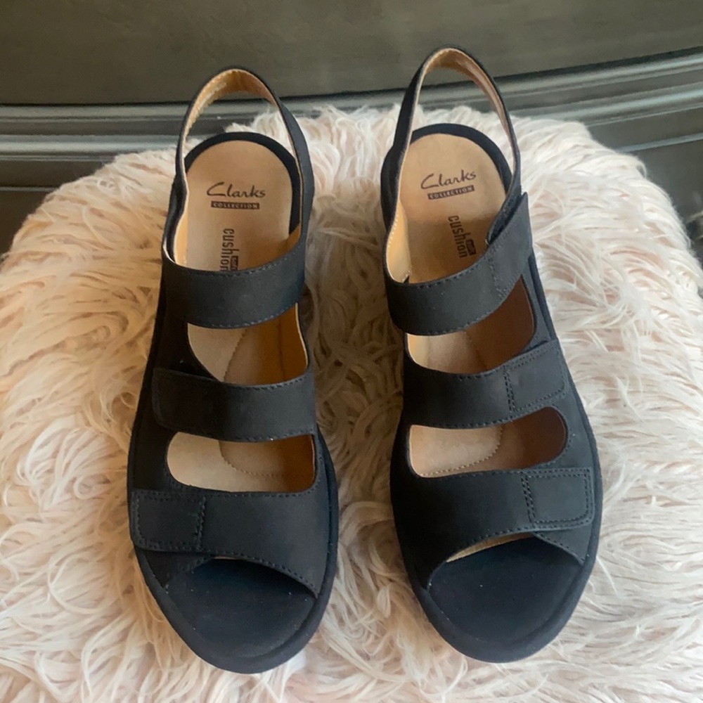 Clarks Reedly Juno Black Women's Sandals